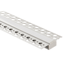 8ft 1/2 inch trimless aluminum channel for recessed LED strip lighting with flush, frameless finish