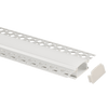 12ft 1 inch trimless aluminum channel for recessed LED strip lighting with flush, frameless finish