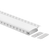 12ft 2 inch trimless aluminum channel for recessed LED strip lighting, providing a sleek, flush finish