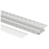 12ft 2 inch trimless aluminum channel for recessed LED strip lighting, providing a sleek, flush finish