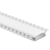 12ft 2 inch trimless aluminum channel for recessed LED strip lighting, providing a sleek, flush finish