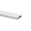 8ft 1 inch surface mount aluminum channel with frosted diffuser for wide LED strip lighting applications