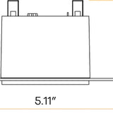 square mud-in LED downlight selectable CCT