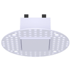 3 inch square trimless flushed slim LED downlight, Star Series, selectable CCT, 15W