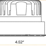 Ten-watt-three-inch-trimless-regressed-led-recessed-light-fixture