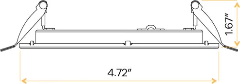 4 inch selectable CCT fire rated recessed ceiling light