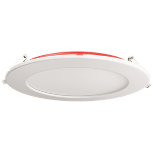 6 inch fire rated slim round LED flush mount light 5CCT selectable - Available at Electrical Marketplace