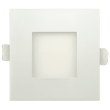 fire rated 3 inch square LED ceiling light 8W 550 lumens