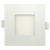 3" Square Slim LED Downlight | Fire Rated Series | Selectable CCT | 8W