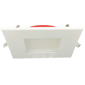 fire rated square recessed LED light 4 inch 12W 850 lumens - Available at Electrical Marketplace