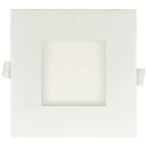 4" Square Slim LED Downlight | Fire Rated Series | Selectable CCT | 12W