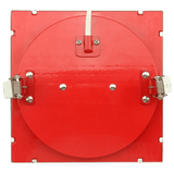 6 inch fire rated square slim LED downlight with white trimmed finish, 18 watt output, 5CCT selectable color temperature, flush mount design