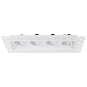 Saturn-multiple-3-inch-four-head-trimless-regressed-gimbal-led-recessed-light-white - Available at Electrical Marketplace