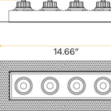 Saturn-multiple-3-inch-4-head-trimless-regressed-gimbal-led-light-wet-location