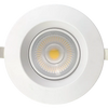 Saturn 4 inch recessed LED gimbal downlight clip-in installation wet rated
