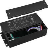 30W 24V electronic LED driver with multi-dimming compatibility, IP66 waterproof enclosure, and UL listed Class 2 rating