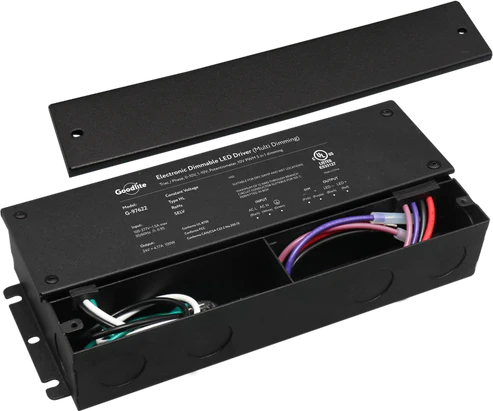 Goodlite 100W Multi-Dimming Electronic LED Driver 24V | UL Listed Class 2 | IP66 Indoor Outdoor Power Supply