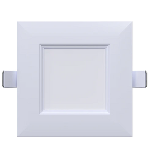 G-97812-fabulon-4-inch-square-flushed-baffle-slim-led-downlight-white - Available at Electrical Marketplace