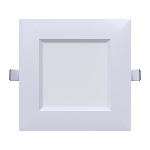 6 Inch Square Flushed Baffle Slim LED Downlight | 1,800 Lm | 120/277V | CCT Selectable | Fabulon Series | Goodlite G-97814