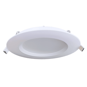 4" Round Slim Baffle Trim LED Downlight | Fabulon Series | Selectable CCT | 12W