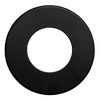2 inch round slim LED downlight cover with black finish