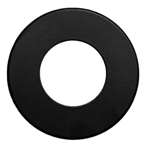 2 inch round slim LED downlight cover with black finish - Available at Electrical Marketplace