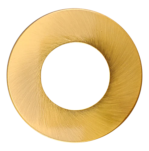 2 Inch Round Slim Brushed Brass Cover | Goodlite G-97923