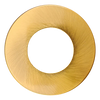 2 inch round slim LED downlight cover available in black, brushed nickel, bronze, and brushed brass finishes