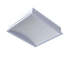 Architectural-two-by-two-lay-in-grid-backlit-vault-led-troffer-fixture