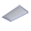 Architectural-two-by-four-lay-in-grid-indirect-single-vault-led-troffer-fixture
