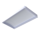 Architectural-two-by-four-lay-in-grid-indirect-single-vault-led-troffer-fixture