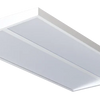 Goodlite 2x4 Bevel LED Troffer, 50W/60W/72W 5CCT selectable (3000K–6500K), frosted diffuser, beveled-edge design, 0–10V dimmable, DLC and ETL listed, model G-98324.