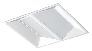 Goodlite 2x2 Butterfly LED Troffer, 30W/40W/50W 5CCT selectable (3000K–6500K), frosted diffuser, 0–10V dimmable, DLC and ETL listed, model G-98424. - Available at Electrical Marketplace