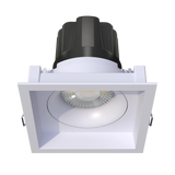 Adjustable-wattage-14W-20W-directional-square-downlight-with-spring-clips
