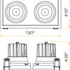 Architectural-double-head-regress-gimbal-installed-in-wet-location-ceilings