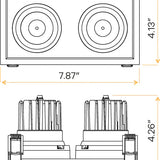 Architectural-double-head-regress-gimbal-installed-in-wet-location-ceilings