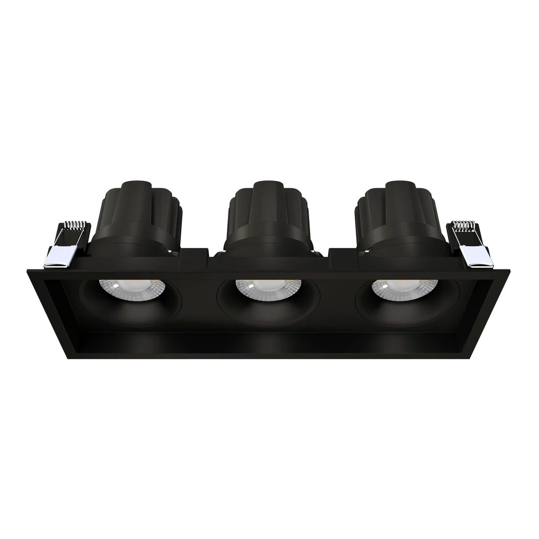 Adjustable-wattage-39W-60W-directional-triple-head-downlight-with-spring-clips