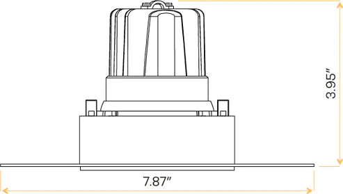 Minimalist-architectural-square-trimless-regress-gimbal-installed-in-wet-location