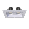 Adjustable-wattage-27W-40W-directional-double-head-trimless-downlight-with-mud-in-flange