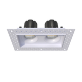 Adjustable-wattage-27W-40W-directional-double-head-trimless-downlight-with-mud-in-flange