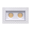 Double-head-trimless-recessed-accent-light-with-deep-regress-multiple-baffles