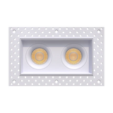 Double-head-trimless-recessed-accent-light-with-deep-regress-multiple-baffles