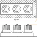 Minimalist-architectural-triple-head-trimless-regress-gimbal-installed-in-wet-locations