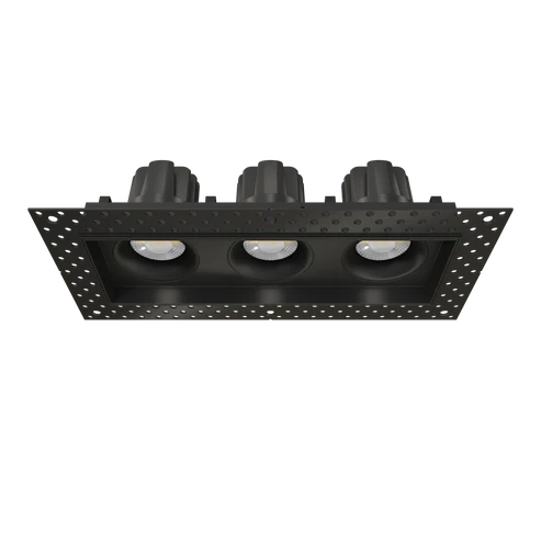 Adjustable-wattage-39W-60W-directional-triple-head-trimless-downlight-with-mud-in-flange