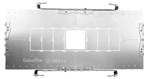 3.70 Inch Rectangular Flanged New Construction Plate | Goodlite G-98814