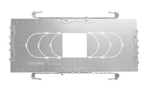 3.86 Inch Oval Flanged New Construction Plate | Goodlite G-98815