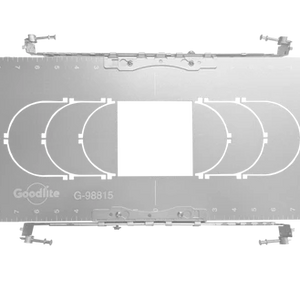 Ellipse-3-86-inch-multi-cutout-oval-flanged-new-construction-plate-G-98815 - Available at Electrical Marketplace