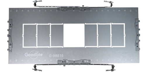 4.13 Inch Rectangular Flanged New Construction Plate | Goodlite G-98816