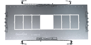G-98816-4-13-inch-rectangular-flanged-new-construction-mounting-plate - Available at Electrical Marketplace