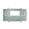 4.5 inch rectangular flanged new construction plate for recessed lighting multiple cutout sizes mounting bracket